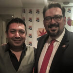 Demitri Downing with Maricopa County Recorder Adrian Fontez.